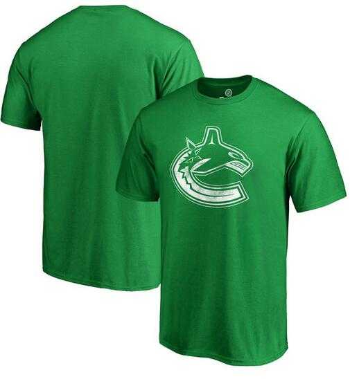 Men's Vancouver Canucks Fanatics Branded St. Patrick's Day White Logo T-Shirt Kelly Green FengYun,We sell and wholesale Men's Vancouver Canucks Fanatics Branded St. Patrick's Day White Logo T-Shirt Kelly Green FengYun on line form chian!